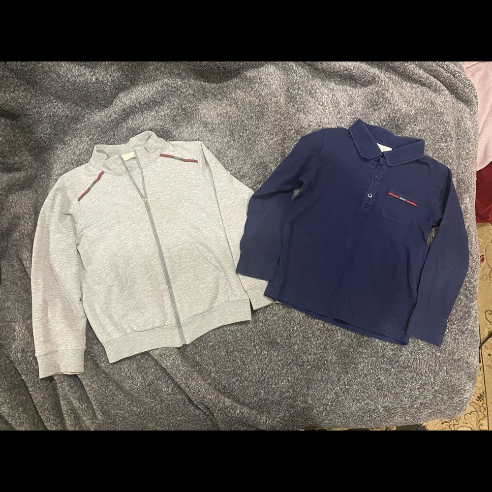 Lot Gucci Toddler Boys shirt and Jacket 2T 3T